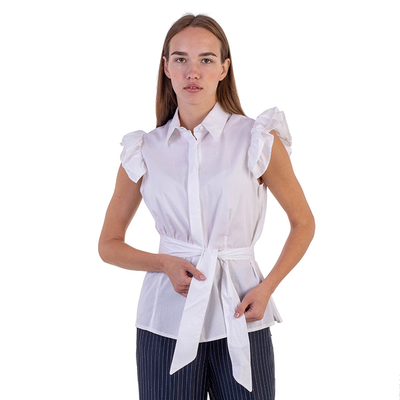 Elmas Phil Blouse Women size M White - Picture 1 of 5